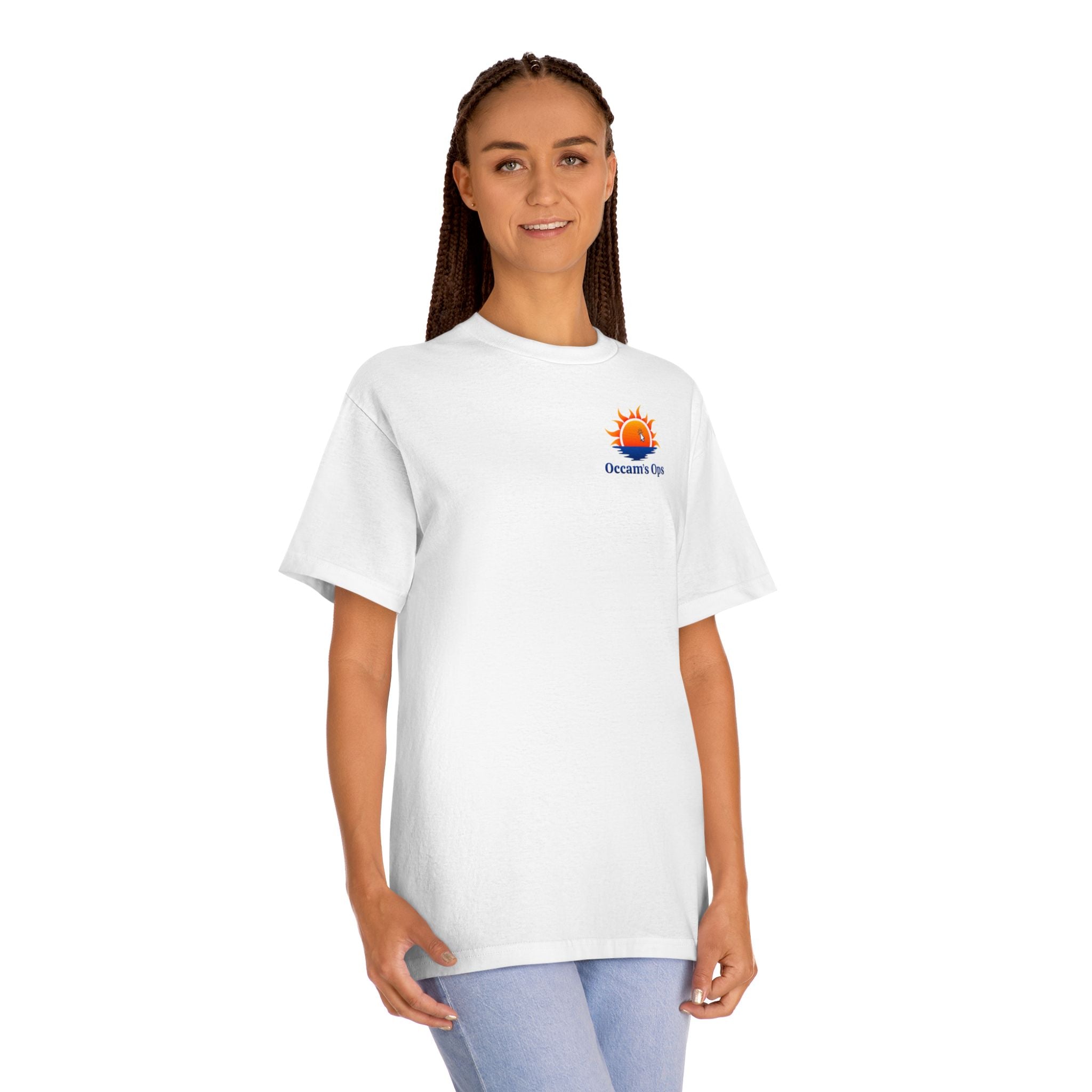 Occam's Ops Unisex Classic Tee - White